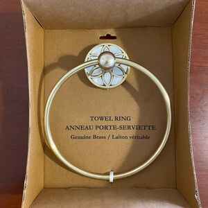 Brass Towel Ring NIB